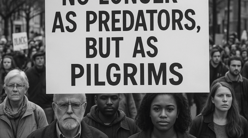 Not Predators but Pilgrims.
