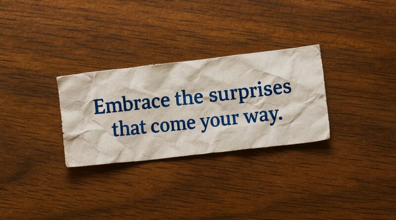 Fortune Cookie Surprise