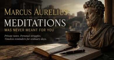Marcus Aurelius: Meditations Was Never Meant for You