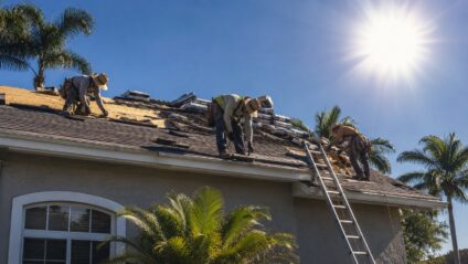 Roofers in Florida Heat