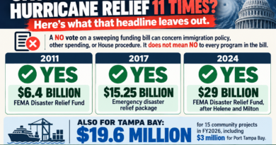 Kathy Castor Voted Against Hurricane Relief 11 Times? There’s Much More to That Story.