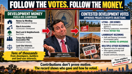 Votes-Money Infographic for Wostal Campaign